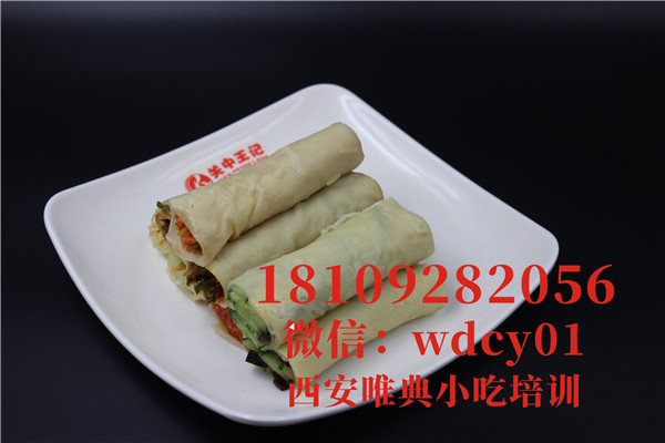 陕西农家煎饼卷菜培训,陕西小吃培训