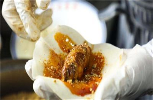 煎饼卷面筋